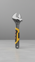 Heavy-duty adjustable wrench